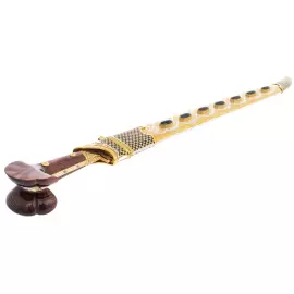 Ятаган сувенирный с зеленой яшмой "Сила" Златоуст