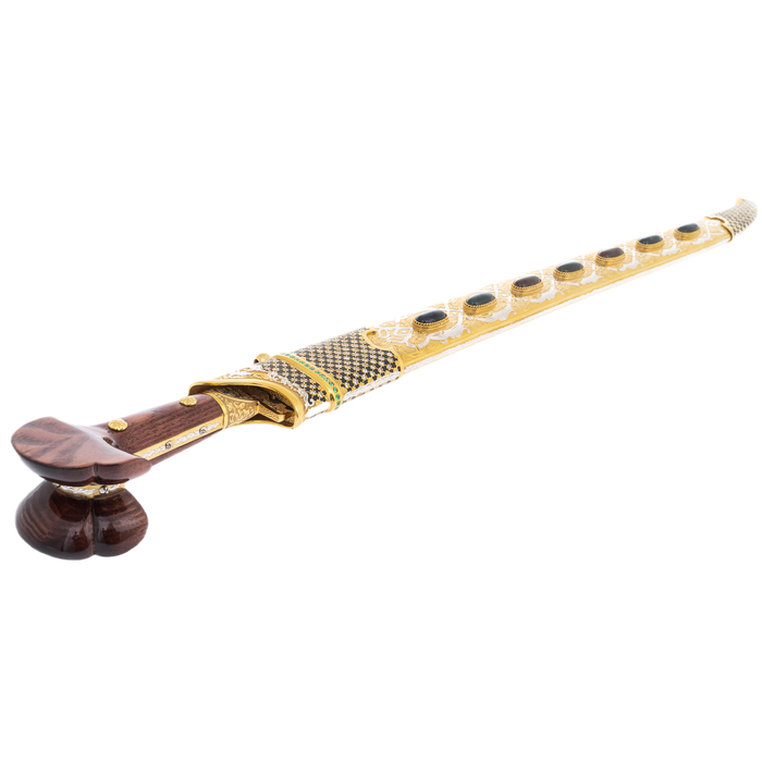 Souvenir scimitar with green jasper "Sila" Zlatoust