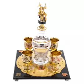 Набор для водки "Джокер" на 4 персоны, Златоуст