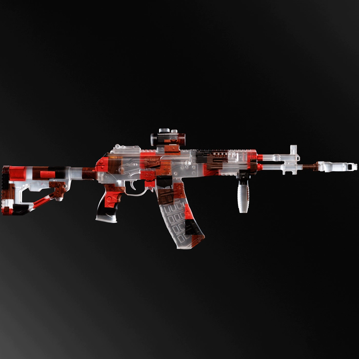 An art object made of premium wood and epoxy resin "AK-17"