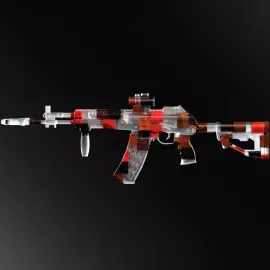 An art object made of premium wood and epoxy resin "AK-17"