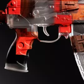 An art object made of premium wood and epoxy resin "AK-17"