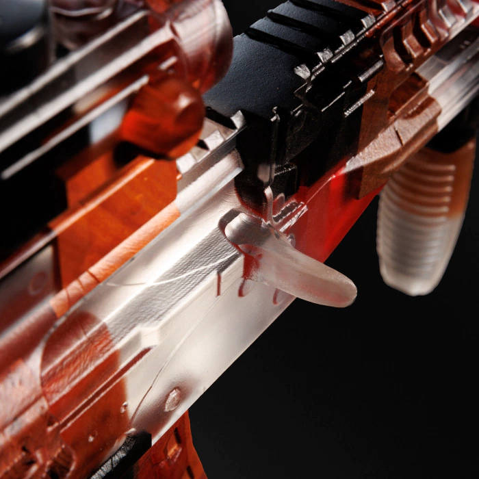 An art object made of premium wood and epoxy resin "AK-17"