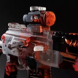 An art object made of premium wood and epoxy resin "AK-17"