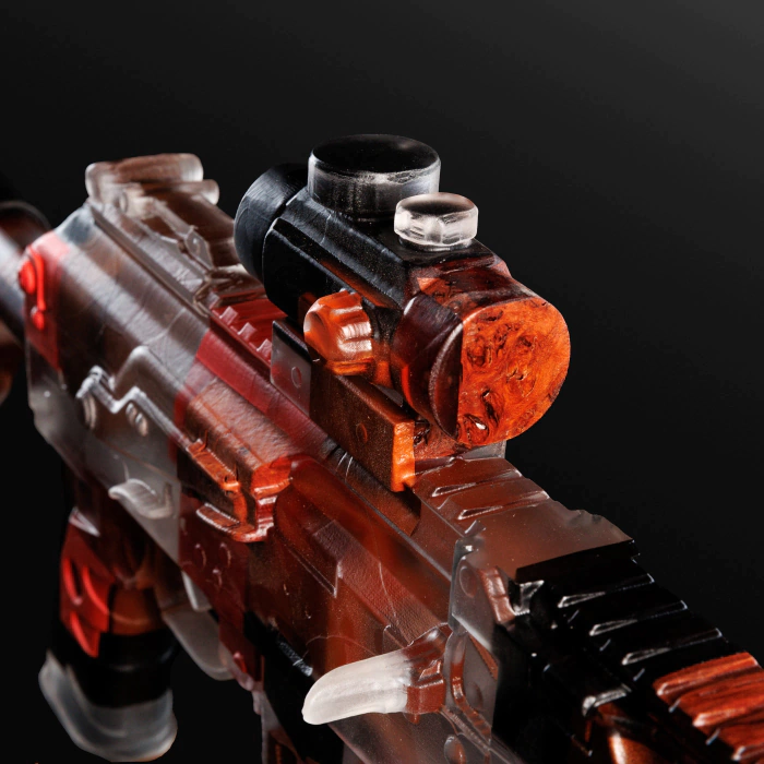 An art object made of premium wood and epoxy resin "AK-17"