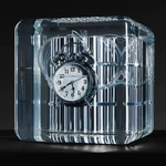 Art object in epoxy resin "Time" size L