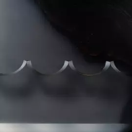 Backgammon made of elm wood and epoxy resin