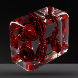 The Doggie epoxy art object