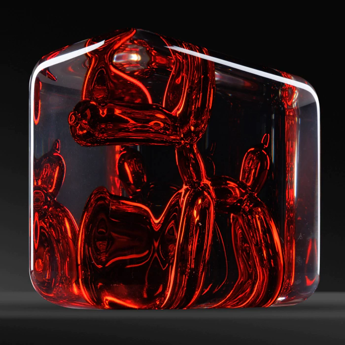 The Doggie epoxy art object