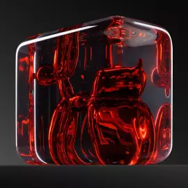 The Doggie epoxy art object