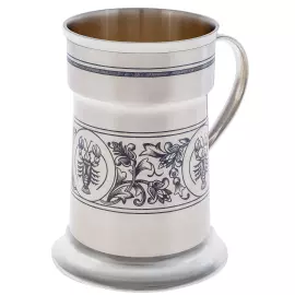 Пивная кружка из серебра