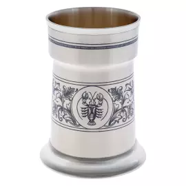 Пивная кружка из серебра