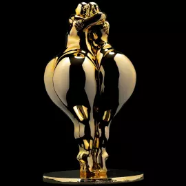 Авторская скульптура "Большая Любовь" с золочением