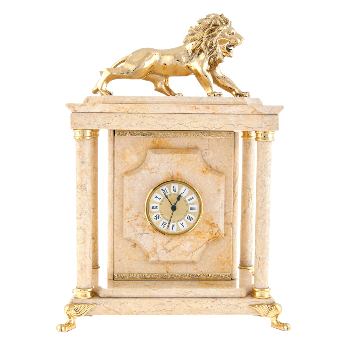 Watch safe "Lev" small (beige marble)