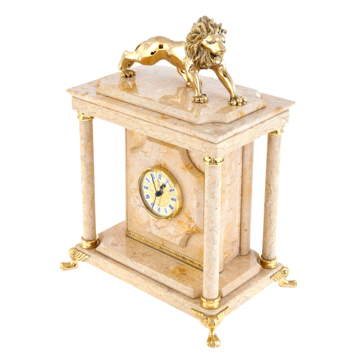 Watch safe "Lev" small (beige marble)