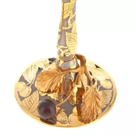 Набор бокалов для мартини "Зимняя вишня" на 2 персоны, Златоуст