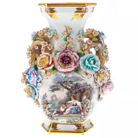 Vase with roses