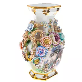 Vase with roses