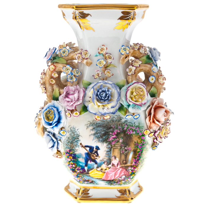 Vase with roses