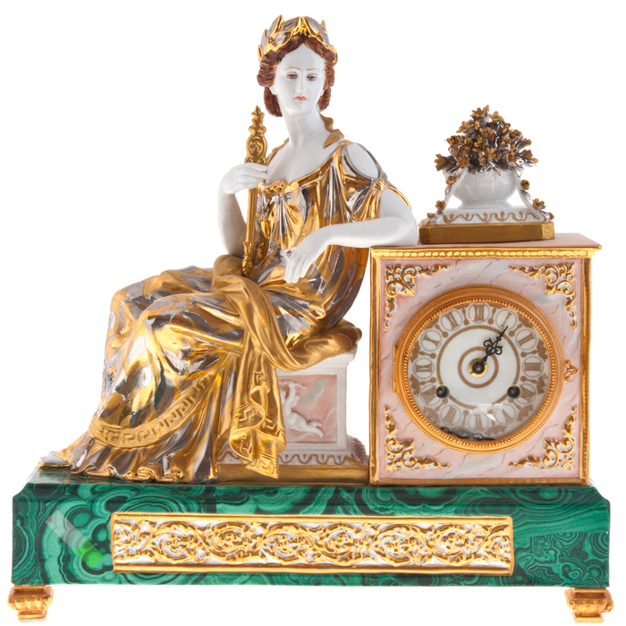 Fireplace clock "Empire"