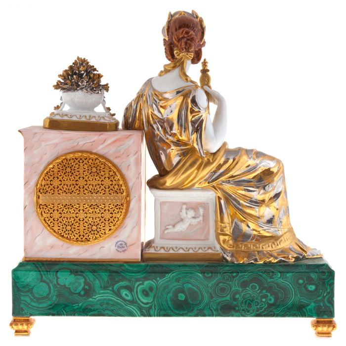 Fireplace clock "Empire"