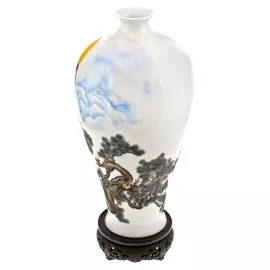 Ваза "Луна и две цапли"