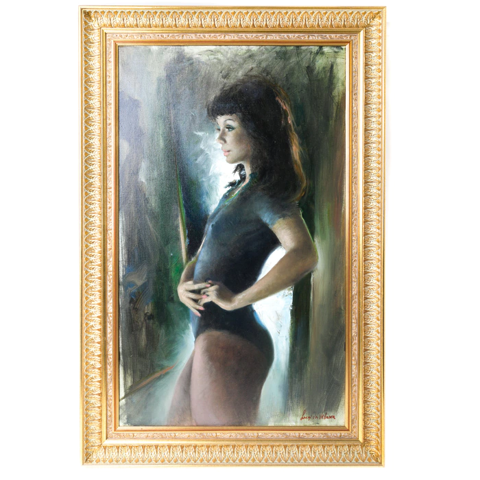 Painting "The Girl" by L. Da Velasca
