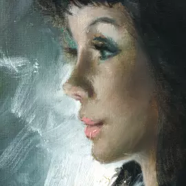 Картина "Девушка" L. Da Velasca