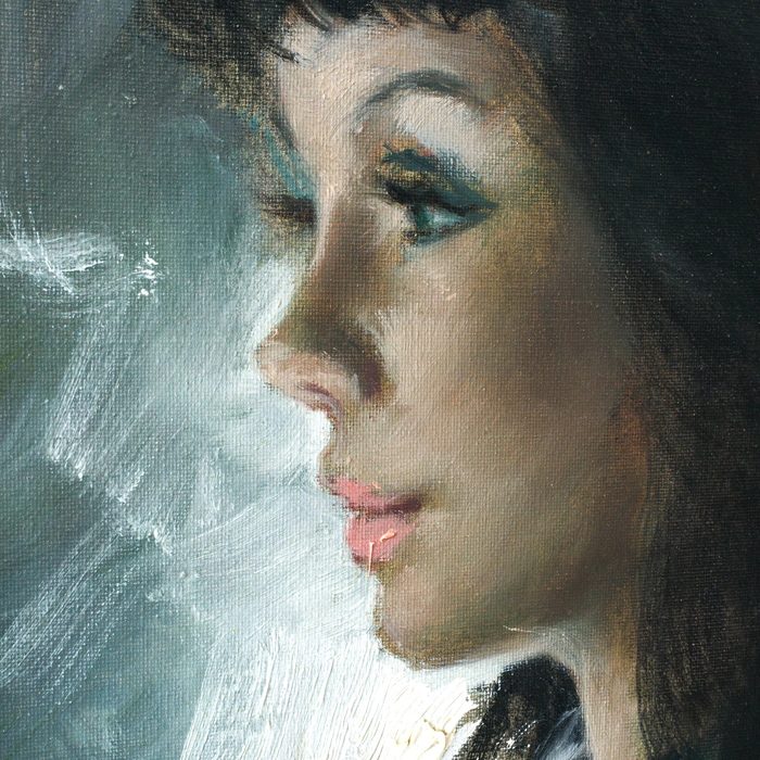 Painting "The Girl" by L. Da Velasca