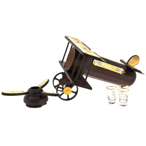 Mini-bar "Aviator" in gold, Zlatoust