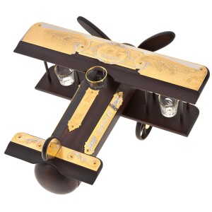 Mini-bar "Aviator" in gold, Zlatoust