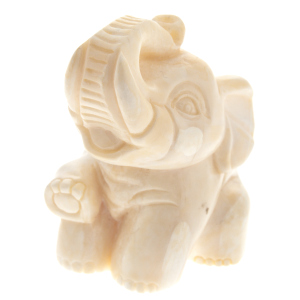 Netsuke from walrus tusk "Elephant"