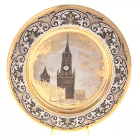 Блюдце "Спасская башня"