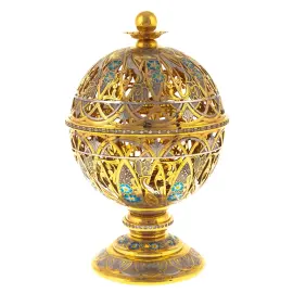 Конфетница "Васильки" Златоуст Конфетница "Васильки" Златоуст