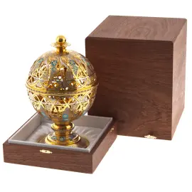 Конфетница "Васильки" Златоуст Конфетница "Васильки" Златоуст