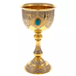 Кубок "Цесаревич" с бирюзой