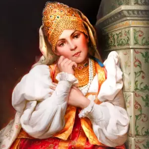 Шкатулка "У камина" Шиковная, Федоскино