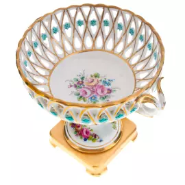 Fruit bowl "Peonies"