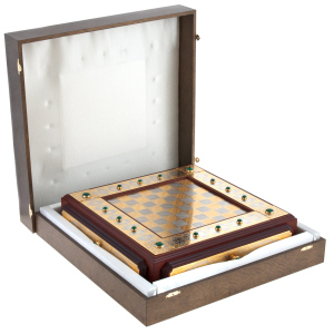 Staunton chess with malachite, Zlatoust