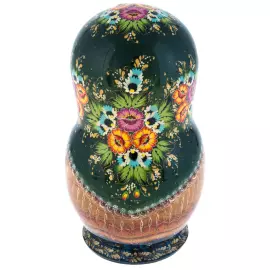 Матрешка на 10 мест "Зимняя деревня" 25 см