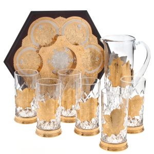 Lilia drink set for 6 persons, Zlatoust