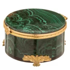 Шкатулка из малахита "Рандеву"