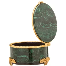 Шкатулка из малахита "Рандеву"