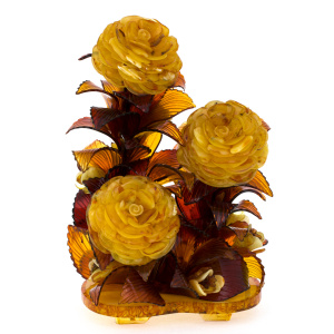 Bouquet of amber "Blooming roses"