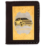 Кожаная обложка на автодокументы "Toyota"