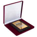 Кожаная обложка на автодокументы "Toyota"