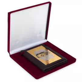 Кожаная обложка на автодокументы "Toyota"