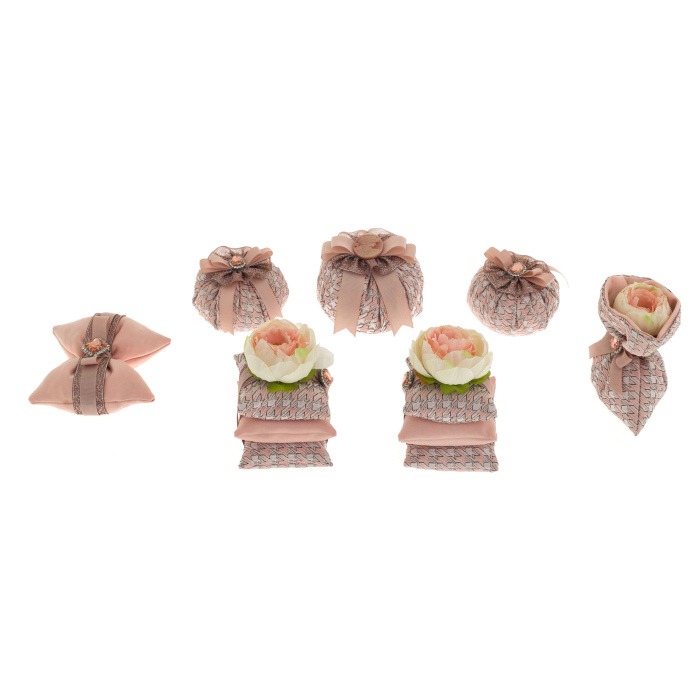 Set of 7 "Cameo" sachets
