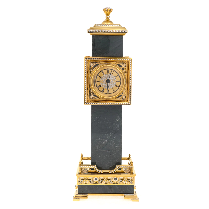 Jasper mantel clock "Big Ben"