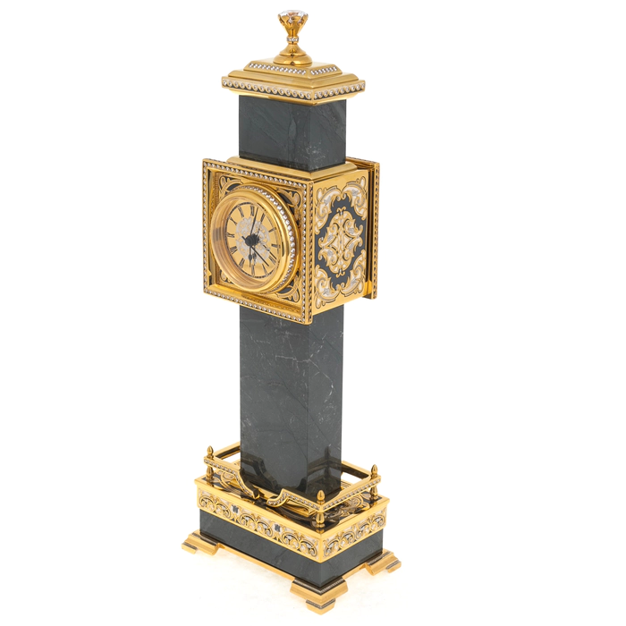 Jasper mantel clock "Big Ben"
